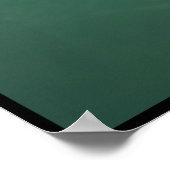 バドミントン・コート・ラインのミニマル・シャトルコック ポスター (角)