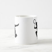 バドミントン コーヒーマグカップ (中央)