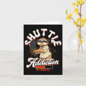 バドミントン・シャトル中毒が進行中 カード (黄色い花)