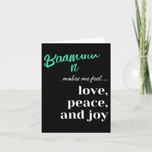 バドミントン シャトル ラブ ピース ジョイ ラケット スポーツ カード (正面)