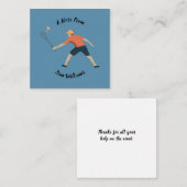 バドミントン ノートカード (正面/裏面)