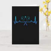 バドミントン ハートビート ギフト カード (黄色い花)