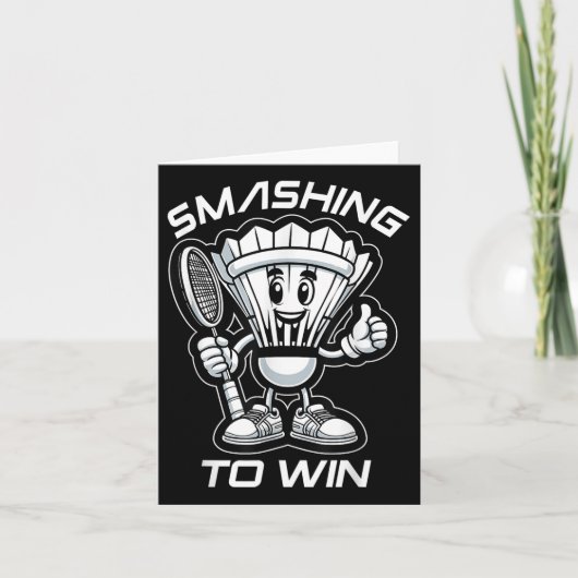 バドミントン・フォーエバー漫画シャトルラケットグラフ カード (正面)