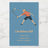 バドミントン フードラベル (シングルラベル)