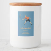 バドミントン フードラベル (正面)