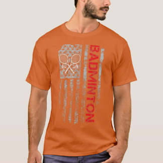バドミントン・プレイ用アメリカ国旗のバドミントン・ジャージー Tシャツ