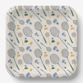 バドミントン ペーパープレート