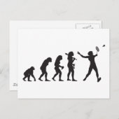 バドミントン ポストカード (正面/裏面)