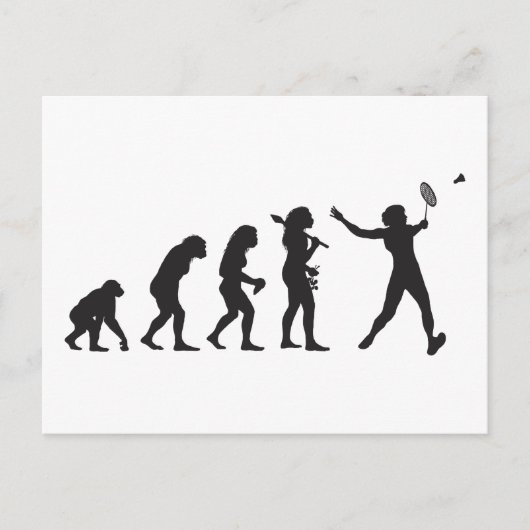 バドミントン ポストカード (正面)