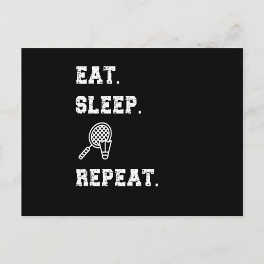 バドミントン ポストカード (正面)