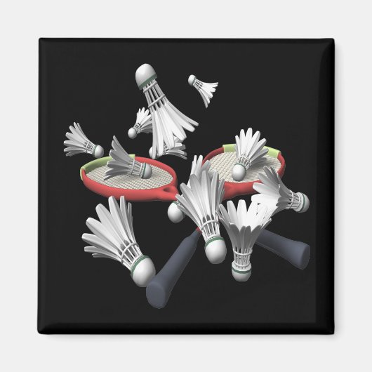 バドミントン マグネット (正面)