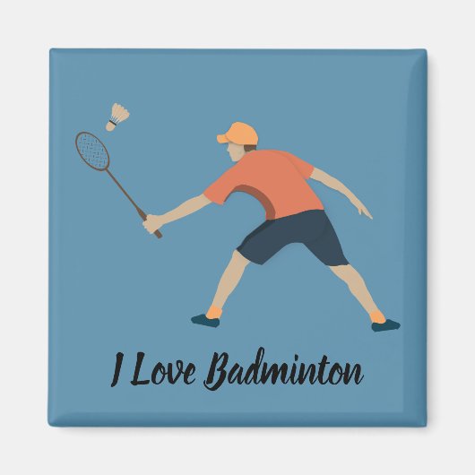 バドミントン マグネット (正面)