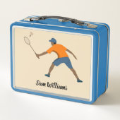 バドミントン メタルランチボックス (裏面)