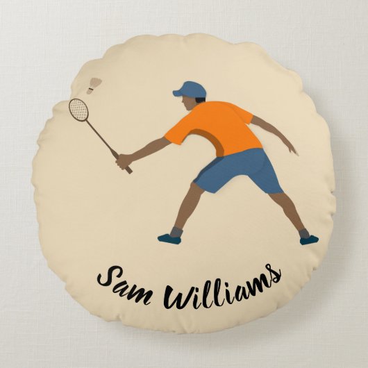 バドミントン ラウンドクッション (正面)