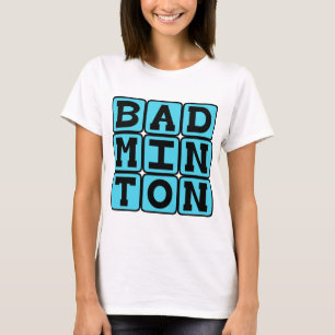 バドミントン, ラケットスポーツ Tシャツ