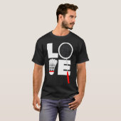 バドミントン ラブ Tシャツ (正面フル)