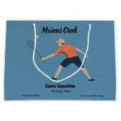 バドミントン ラージペーパーバッグ (正面)