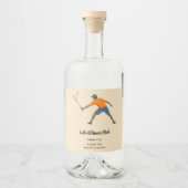 バドミントン リキュールボトルラベル (正面)
