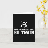 バドミントン – 何も行かない時 – 電車に行く カード (黄色い花)