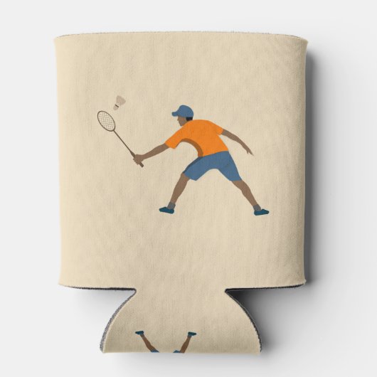 バドミントン 缶クーラー (裏面)