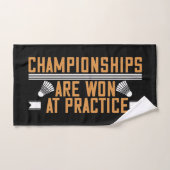 バドミントン – 選手権が練習ハンドトウで優勝 ハンドタオル (ハンドタオル)