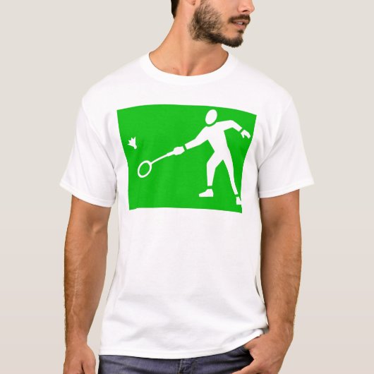 バドミントン Tシャツ (正面)