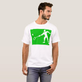 バドミントン Tシャツ (正面フル)