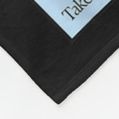 バドミントンisセラピーラケットスポーツストレスレリーフ、 浮き彫りミ フリースブランケット (角)