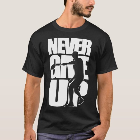 バドミント与えンを上げない Tシャツ (正面)