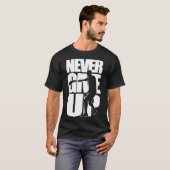 バドミント与えンを上げない Tシャツ (正面フル)
