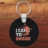 バドミント来ンスマッシュ キーホルダー (正面)