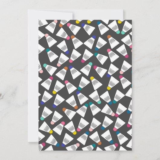 バドミンパーソナライズされたトンノート シーズンカード (正面)