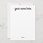 バドミンパーソナライズされたトンノート シーズンカード (裏面)