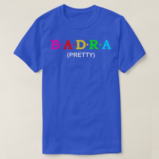 バドラかわいらし Tシャツ (デザイン正面)
