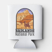 バドランズナショナルパークサウスダコタヴィンテージ 缶クーラー (裏面)