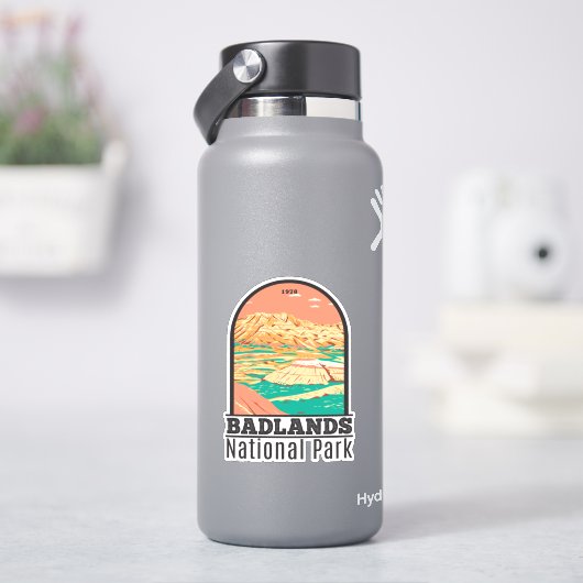 バドランズナショナルパークランドスケープヴィンテージ シール (HydroFlask)