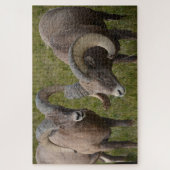 バドランド国立公園のヒツジ ジグソーパズル (縦)