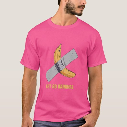 バナおもしろいナス行こう Tシャツ (正面)