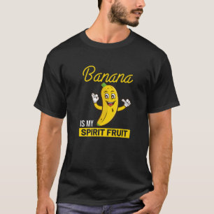 バナナおもしろいは私のスピリットフルーツユーモアバナナ愛好家 Tシャツ