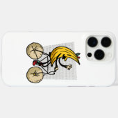 バナナおもしろいバイクもしくは自転車に乗る人デザイン Case-Mate iPhoneケース (裏面 (横))