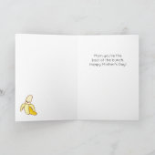 バナナおもしろいマザーズデイカード カード (内部)