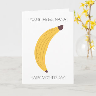 バナナおもしろいマザーズデイカード カード