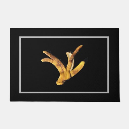 バナナおもしろいンピール ドアマット (正面)