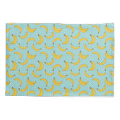 バナナおよびポークの点 枕カバー (裏面-左)