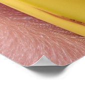 バナナお洒落とピンクモンキーポスター ポスター (角)