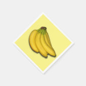 バナナお祝い! スタンダードカクテルナプキン (角)
