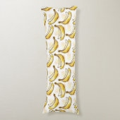 バナナが付いているパターン ボディピロー (正面縦)