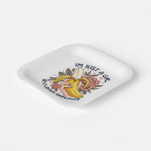 バナナが大好きな女の子 ペーパープレート (傾斜あり)