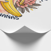 バナナが大好きな女の子 ラッピングペーパー (角)