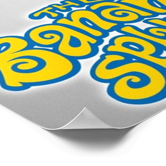 バナナが裂ける ポスター (角)